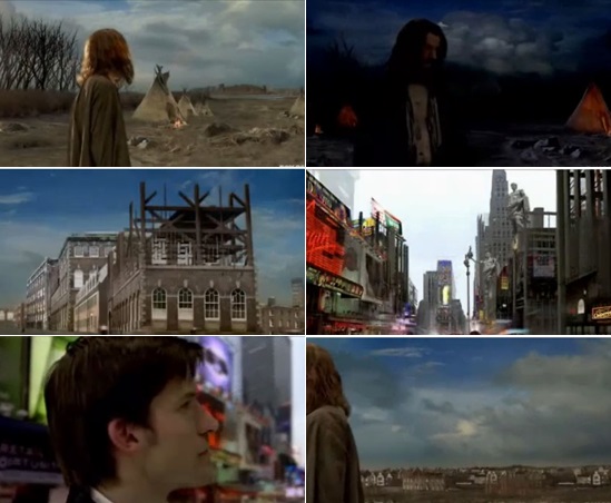 별에서 온 그대 오프닝 영상은 미국 드라마 뉴 암스테르담 1회의 한 장면과 유사하다는 지적을 받았다. / FOX 뉴 암스테르담 방송 캡처