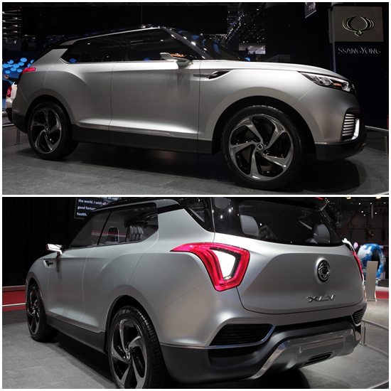 쌍용자동차 XLV는 2+2+2+1 시트 배열로 공간 활용성을 높였다.