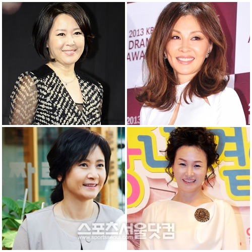 차화연, 이미숙, 김미숙, 이문희(왼쪽 위부터 시계방향으로)가 미스 롯데와 인연을 맺었다. /배정한 기자, 김슬기 인턴기자,