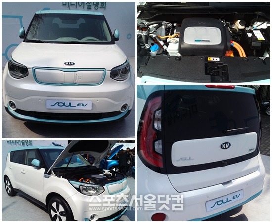 기아자동차는 11일 경기도 화성시 롤링힐스 호텔에서 전기차인 쏘울 EV를 공개했다. /화성=신진환 기자