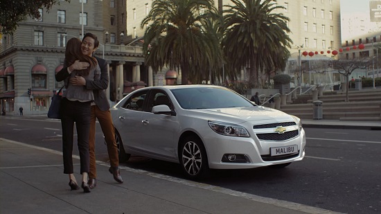한국GM은 13일 배우 정우를 말리부 광고 모델로 발탁했다. /한국GM 제공