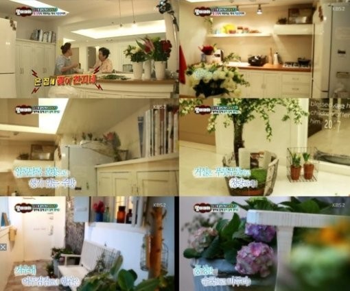 이영자의 집이 공개되자 사람들은 평소 그의 모습과 상반된 집 인테리어에 놀라는 반응을 보였다./KBS 2TV맘마미아