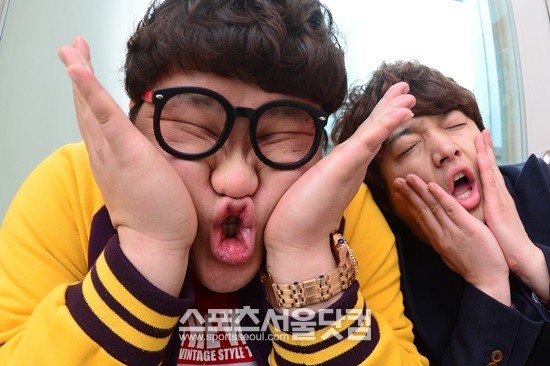 박영재와 남호연은 개그맨답게 우스꽝스러운 표정으로 사진 촬영에 임했지만, 개콘에 대해서는 진지하게 함께 발전해야할 프로그램이라고 얘기했다. / 남윤호 기자