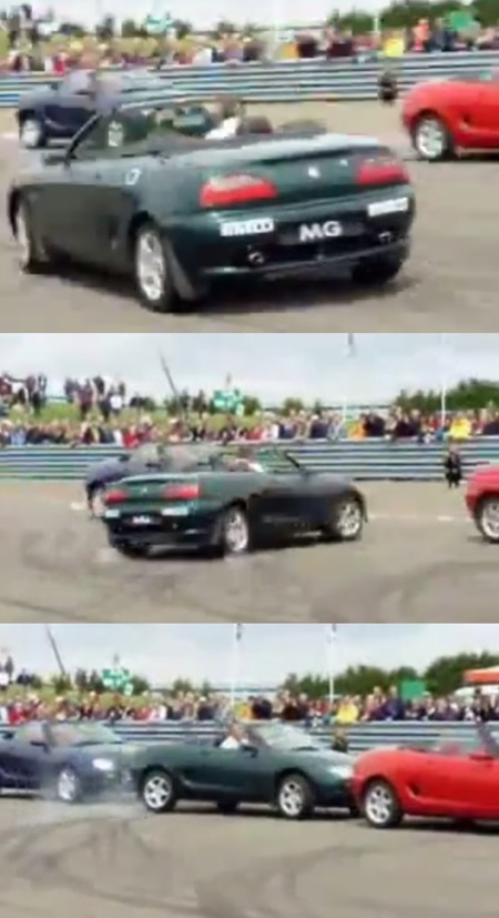 좁은 공간을 비집고 들어가 주차에 성공하는 장면이 누리꾼의 관심을 끌고 있다. / 유튜브 캡처