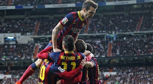 엘클라시코 결과 바르셀로나가 레알 마드리드를 4-3으로 제압했다. / 바르셀로나 페이스북