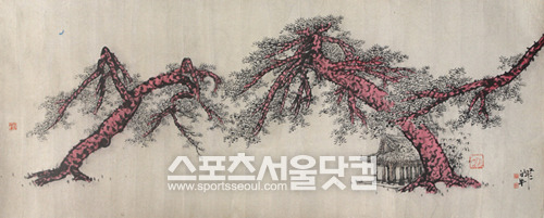 황영식 작가의 ‘월하송정도’(月下松亭圖)