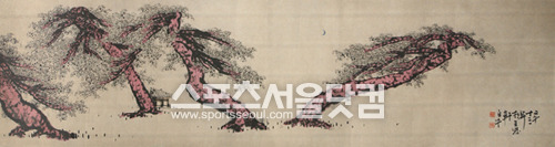 황영식 작가의 ‘월하송정도’(月下松亭圖)