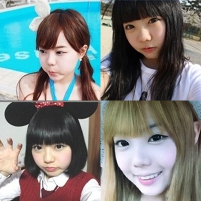 홍영기 출산 사실이 화제인 가운데 과거 얼짱 시절 사진도 인기를 끌고 있다. / 온라인 커뮤니티