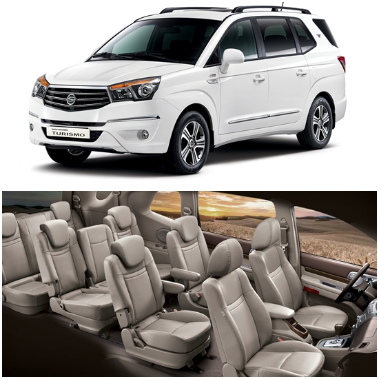 쌍용자동차는 4일 편의성과 안전성을 높은 2014년형 코란도 투리스모를 출시했다./쌍용차 제공