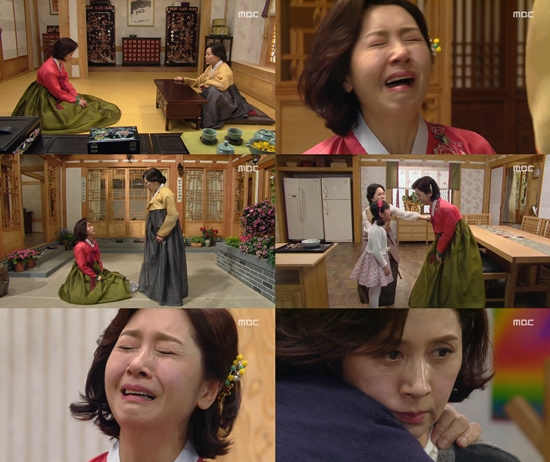 인화(김혜옥 분)는 김수미(김용림 분)의 불호령에 억울한 마음을 숨기지 못하고 오열하며 자신의 잘못을 뉘우치지 못했다./MBC 왔다! 장보리방송 캡처
