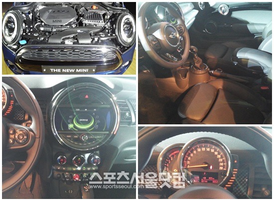 뉴 미니는 넓은 실내공간과 차량 내부의 시인성을 높여 사용자가 이용하기에 편하도록 만들었다. 또 큰 인터페이스는 뉴 미니만의 특징이다.