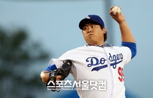 류현진이 28일 콜로라도 로키스전에 선발 등판해 팀 통산 1만 승에 도전한다. / 더팩트 DB