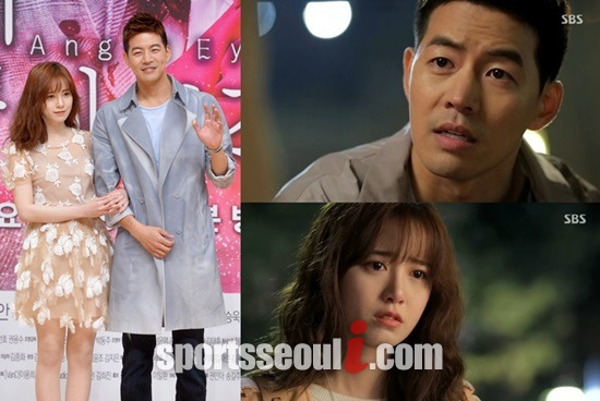 SBS 주말드라마 엔젤아이즈에서는 수 년 만에 만났지만 서로를 단번에 알아보는 운명적인 첫사랑을 그리고 있다. / 문병희 기자, 엔젤아이즈 방송 캡처