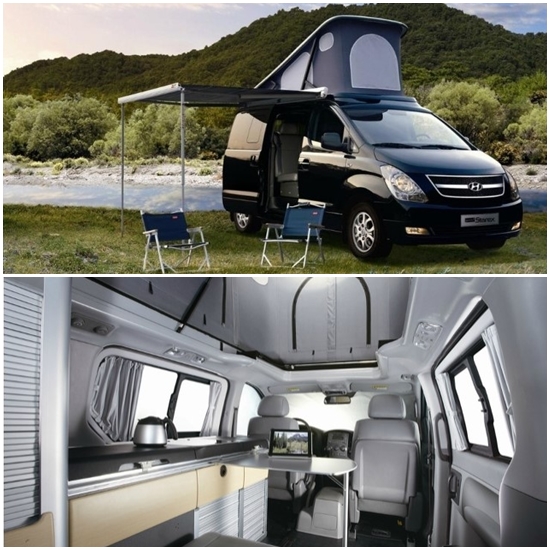 캠핑족을 위해 재탄생한 현대자동차의 그랜드 스타렉스 캠핑카의 가격은 4802만 원이다./현대차 제공