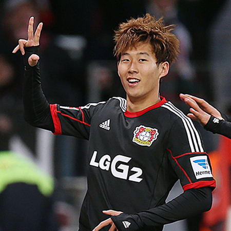 레버쿠젠 공격수 손흥민이 골을 넣고 세리머니를 펼치고 있다. / 레버쿠젠 페이스북