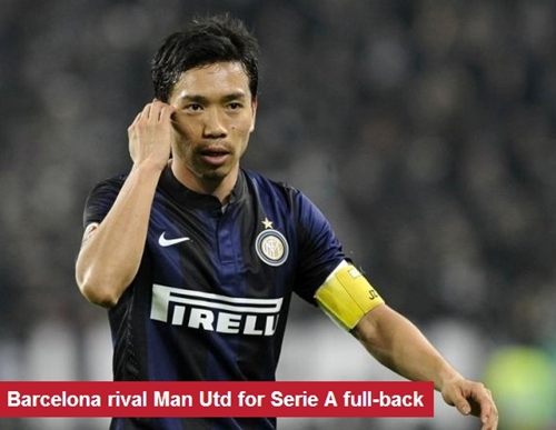 나카토모 유토가 바르셀로나의 관심을 받고 있다./ 풋볼 다이렉트 뉴스 캡처