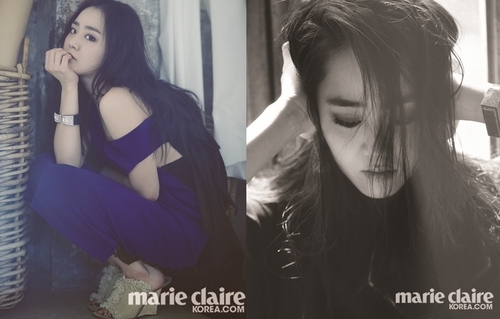 배우 문근영이 섹시 화보를 촬영했다. /마리끌레르 제공