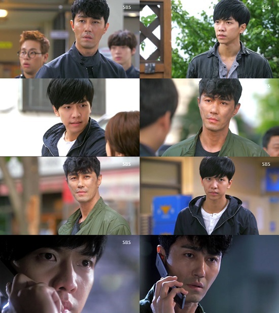 차승원(왼쪽 맨 위)과 이승기는 너희들은 포위됐다에서 승패를 판단할 수 없는 막상막하 카리스마 대결을 펼치고 있다. / 너희들은 포위됐다 방송 캡처