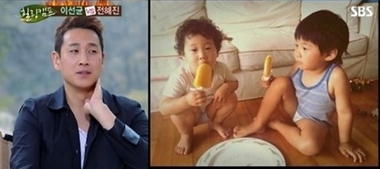 배우 이선균이 SBS 힐링캠프에 참여해 재치있는 입담을 뽐냈다./SBS 방송 화면 캡처