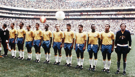 1970년 브라질월드컵에 출전한 브라질 대표팀은 역대 최강의 드림팀이라 불린다. / 펠레 페이스북 캡처
