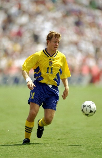 스웬덴의 마라도나 토마스 브롤린이 이끄는 스웨덴 대표팀은 1994 미국월드컵에서 3위에 오르며 축구 팬을 놀라게 했다. / 브롤린 페이스북 캡처
