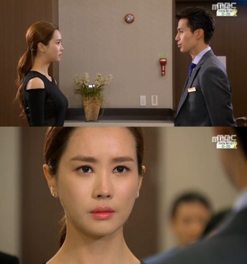 아모네(왼쪽)에게 싸늘한 행동을 하며 상처를 준 차재완./MBC 화면캡처