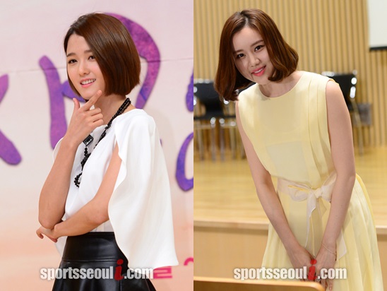 남보라(왼쪽)와 김예원이 영화 써니에 함께 출연했던 배우들에 대한 애틋한 마음을 표현했다. / 남윤호 기자