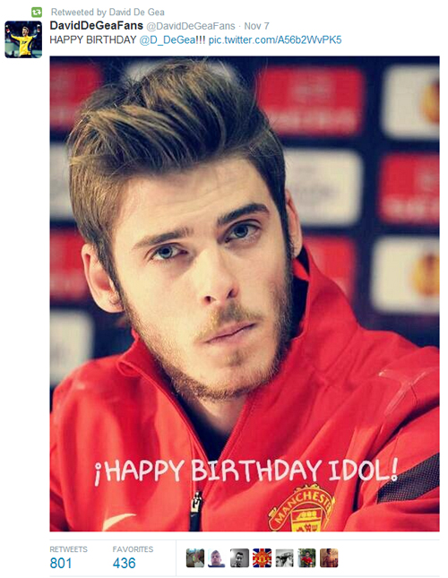 2014 브라질월드컵 스페인 대표팀으로 출전하는 골키퍼 다비드 데 헤아가 월드컵 우승 의지를 다졌다. / 다비드 데 헤아 트위터 캡처