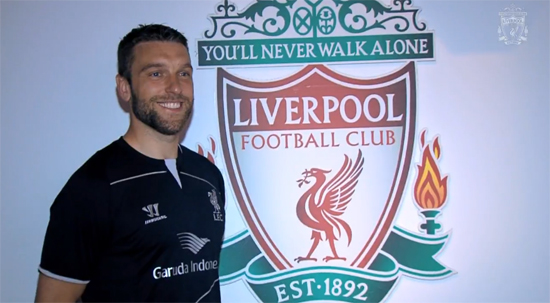 사우스햄튼의 공격수 리키 램버트가 리버풀 이적을 결정했다. / 리버풀FC 영상 캡처