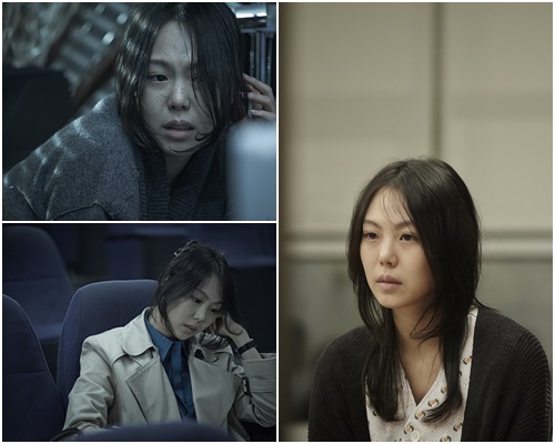 이정범 감독의 우는 남자에서 딸을 잃은 엄마 모경 역을 맡아 눈물겨운 모성애를 보여준 김민희./영화 스틸