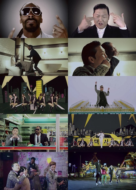 싸이의 신곡 행오버(HANGOVER) 뮤직비디오를 공개한 가운데 톡톡 튀는 가사가 네티즌들 사이에 화제다. / 행오버 뮤직비디오 화면 캡처