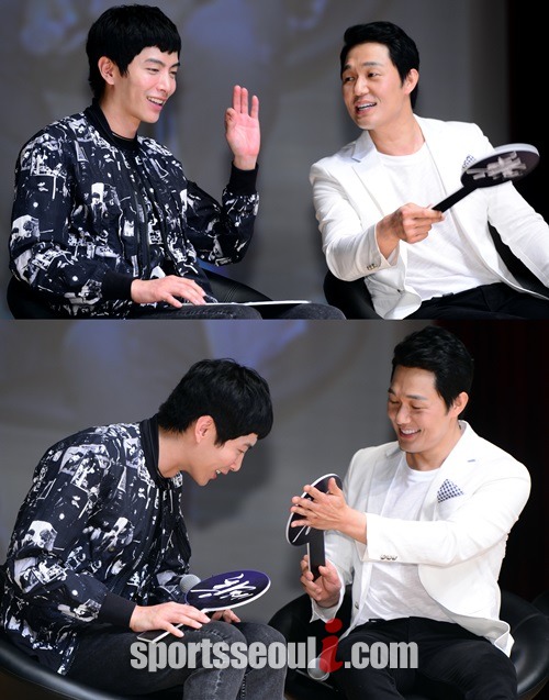 이민기(왼쪽)는 박성웅과 이번 작품으로 처음 만났지만, 호흡은 최고였다고 말한다./김슬기 기자