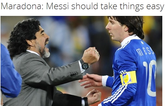 명예 회복에 나서는 리오넬 메시(오른쪽)가 브라질 월드컵 F조 1차전에서 보스니아 헤르체고비나와 맞붙는다. / 국제축구연맹 홈페이지 캡처