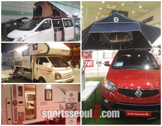 정부가 이르면 이달 중으로 일반 승합차를 캠핑카로 개조할 수 있도록 관련 규제를 완화하기로 결정했다. /코엑스=신진환 기자