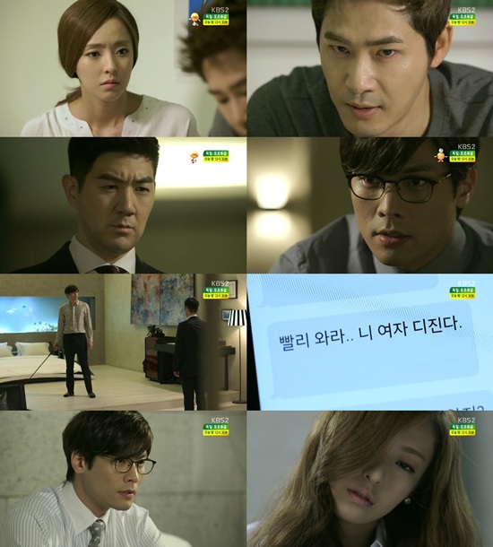 KBS2 월화드라마 빅맨의 최다니엘(왼쪽 맨 아래)이 도를 넘는 악행으로 사이코패스에 가까운 면모를 보이고 있다. / 빅맨 방송 캡처