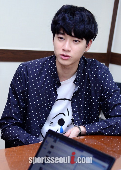 유민규가 퀴어 영화에 대한 이물감은 없었다고 고백하고 있다./김슬기 기자