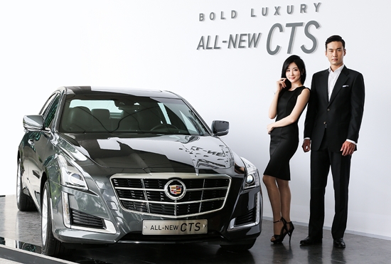지엠코리아가 23일 올 뉴 캐딜락 CTS를 국내 시장에 출시했다./지엠코리아 제공
