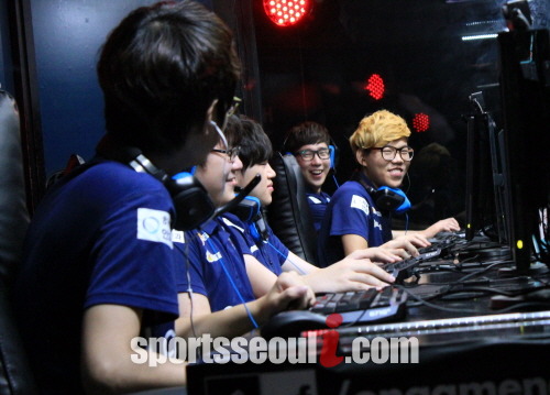 CJ엔투스 프로스트는 25일 롤챔스 서머 빅파일 미라클과 경기에서 2-0으로 승리했다./용산=김연정 기자