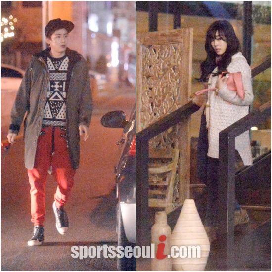 닉쿤(왼쪽)과 티파니가 <더팩트> 단독 보도로 연애 사실을 알렸다. /문병희 기자