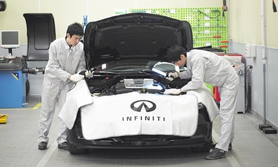 인피니티가 전 고객을 대상으로 오는 31일까지 무상점검을 실시한다./인피니티 제공