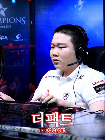 KT롤스터 애로우즈 원거리딜러 애로우 노동현(사진). 노동현은 삭발투혼에 걸맞은 경기력을 선보여 팀의 승리를 이끌었다./용산=김연정 기자