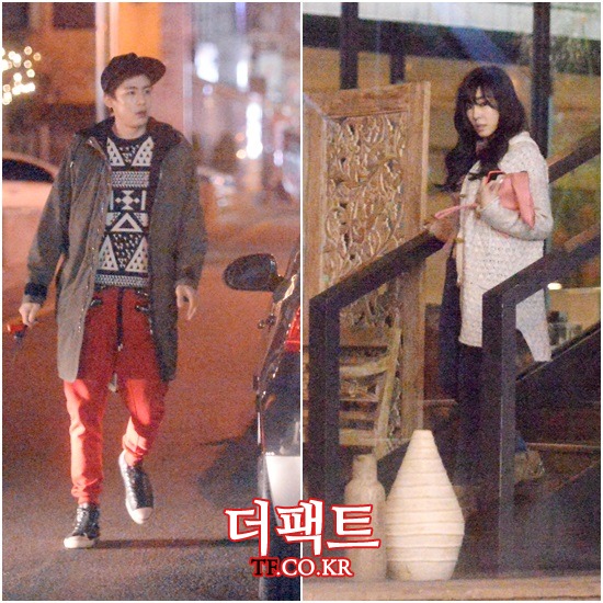 닉쿤(왼쪽)과 티파니가 <더팩트> 단독 보도로 열애 사실을 세간에 알려 화제를 모았다. /문병희 기자