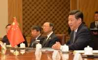 [TF포토] 국회 찾은 중국 시진핑 주석