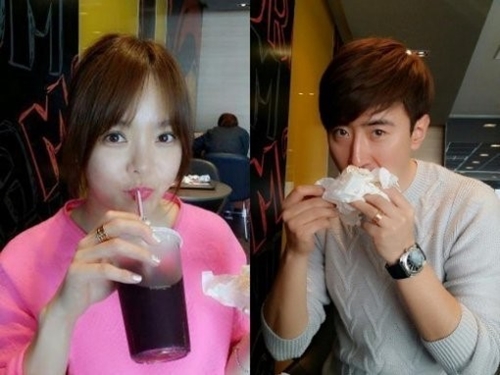 배우 채림(왼쪽)과 중국 인기 스타 가오쯔치가 드라마 속 부부에서 실제 부부가 된다. / 채림 웨이보