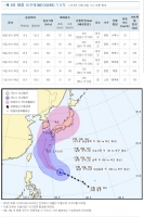  태풍 '너구리', '매우 강한 중형급'으로 발달…9일 제주해상 도달 전망