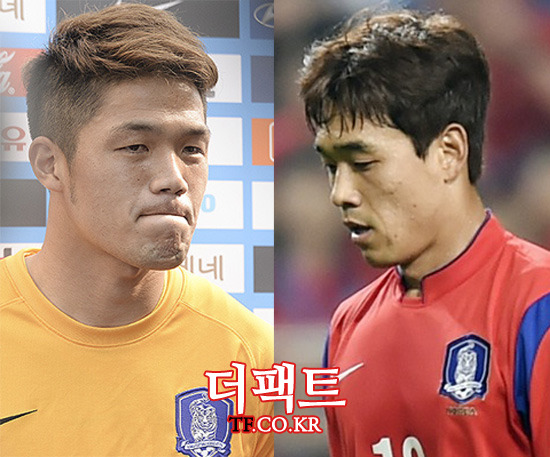 정성룡과 박주영이 영국 축구 통계전문매체 스쿼카가 평가한 브라질 월드컵 선수 랭킹에서 최하위에 머물렀다. / 더팩트 DB