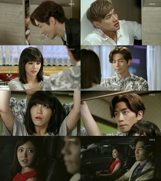 KBS2 월화드라마 트로트의 연인에 등장인물들의 사각관계가 형성돼 흥미로운 장면을 펼쳤다. / 트로트의 연인 방송 캡처