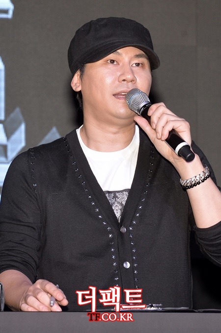 박봄의 소속사 대표 양현석 프로듀서는 다음날 공식 홈페이지에 장문의 글로 박봄이 암페타민을 미국에서 들여올 수 밖에 없었던 상황을 해명하고 나섰다./최진석 기자