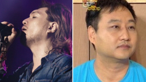 임재범(왼쪽)과 김수용의 과거 에피소드가 공개돼 화제가 되고 있다. /더팩트DB, KBS 해피투게더 캡처