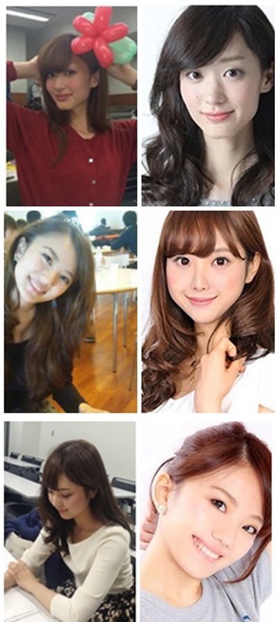 일본 미스 캠퍼스 퀸 콘테스트 2013 수상자. 그랑프리 카마타 아유미(첫째 줄) 준 그랑프리 이토 사야코(둘째 줄) 심사위원 특별상 스즈키 시야./미스 오브 미스 캠퍼스 퀸 콘테스트 2013 페이스북.